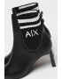 ARMANI EXCHANGE Botine de piele cu insertii striate - Pled.ro