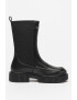 ARMANI EXCHANGE Cizme mid-calf de piele cu segmente din material textil - Pled.ro