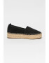 ARMANI EXCHANGE Espadrile flatform de panza cu logo - Pled.ro