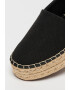 ARMANI EXCHANGE Espadrile flatform de panza cu logo - Pled.ro