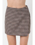 ARMANI EXCHANGE Fusta din amestec de lana cu model houndstooth - Pled.ro