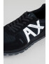 ARMANI EXCHANGE Pantofi sport de piele ecologica si plasa - Pled.ro