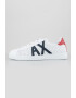 ARMANI EXCHANGE Pantofi sport din piele cu perforatii si aplicatie logo - Pled.ro