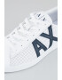 ARMANI EXCHANGE Pantofi sport din piele cu perforatii si aplicatie logo - Pled.ro