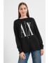 ARMANI EXCHANGE Pulover lejer de lana cu monograma - Pled.ro