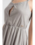 ARMANI EXCHANGE Rochie maxi evazata din amestec de in - Pled.ro