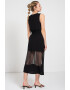 ARMANI EXCHANGE Rochie midi evazata cu segment din plasa - Pled.ro