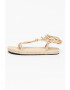 ARMANI EXCHANGE Sandale tip espadrile cu siret si detalii innodate - Pled.ro