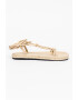 ARMANI EXCHANGE Sandale tip espadrile cu siret si detalii innodate - Pled.ro