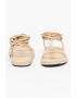 ARMANI EXCHANGE Sandale tip espadrile cu siret si detalii innodate - Pled.ro