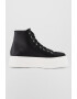 ARMANI EXCHANGE Tenisi mid-high flatform din piele - Pled.ro