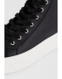 ARMANI EXCHANGE Tenisi mid-high flatform din piele - Pled.ro