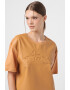 ARMANI EXCHANGE Tricou crop cu logo in relief - Pled.ro