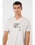 ARMANI EXCHANGE Tricou de bumbac cu decolteu in V - Pled.ro