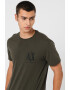 ARMANI EXCHANGE Tricou de bumbac cu logo brodat - Pled.ro