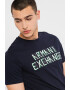 ARMANI EXCHANGE Tricou din bumbac cu imprimeu logo - Pled.ro