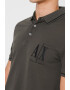 ARMANI EXCHANGE Tricou polo din bumbac pique - Pled.ro