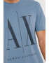 ARMANI EXCHANGE Tricou regular fit cu imprimeu logo supradimensionat - Pled.ro