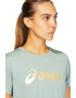 Asics Tricou cu imprimeu logo pentru alergare Sakura - Pled.ro