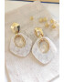 Atelier Miu Cercei drop decorati cu Mother of Pearl - Pled.ro