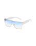 AVANT-GARDE PARIS Ochelari de soare shield cu lentile in degrade - Pled.ro