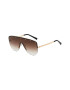 AVANT-GARDE PARIS Ochelari de soare shield cu lentile in degrade - Pled.ro