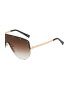 AVANT-GARDE PARIS Ochelari de soare shield cu lentile in degrade - Pled.ro