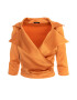 AVENUE No.29 Bluza cu aspect de satin si revere decupate - Pled.ro