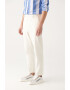 Avva Pantaloni chino relaxed fit din amestec de in - Pled.ro