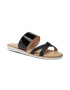 BADURA Papuci flip-flop fete Piele naturala Negru - Pled.ro