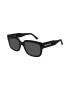 Balenciaga Ochelari de soare dreptughiulari unisex cu logo - Pled.ro