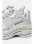 Balenciaga Pantofi sport de piele ecologica si material textil cu aspect metalizat Triple S - Pled.ro