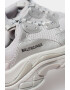 Balenciaga Pantofi sport de piele ecologica si material textil cu aspect metalizat Triple S - Pled.ro