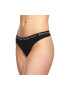 Bamboo Basics Set de chloti tanga cu banda logo in talie Emma - 3 perechi - Pled.ro