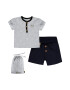 BELLYBUTTON Set de tricou din amestec de bumbac organic pantaloni scurti si etui 3 piese - Pled.ro