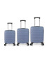 Benzi Set Trolere Diamond DM 5745 Polipropilena 4 Roti Duble 3 Piese Albastru deschis - Pled.ro