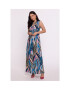 BeWear Rochie maxi dama Vaknim B283 albastru - Pled.ro