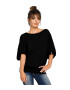 BeWear Tricou dama. Bumbac/Poliester. Negru. - Pled.ro