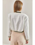 Bianco Lucci Jacheta bomber crop - Pled.ro