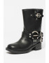 Big Star Ghete biker mid-calf din piele - Pled.ro