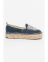 Big Star Mocasini tip espadrile cu sireturi decorative - Pled.ro