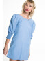 Big Star Rochie mini din chambray cu maneci bufante - Pled.ro