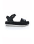 Big Star Sandale flatform de piele ecologica si material textil - Pled.ro