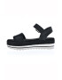 Big Star Sandale flatform de piele ecologica si material textil - Pled.ro