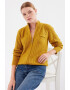 Bigdart Cardigan cu fermoar si maneci raglan - Pled.ro