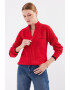 Bigdart Cardigan cu fermoar si maneci raglan - Pled.ro