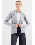 Bigdart Cardigan cu fermoar si maneci raglan - Pled.ro