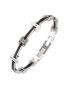 Bikkembergs Bratara metalica cu diamant - Pled.ro