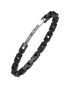 Bikkembergs Bratara metalica cu diamante - Pled.ro