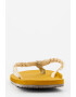 Billabong Papuci flip-flop de piele ecologica cu aspect impletit Sandies - Pled.ro